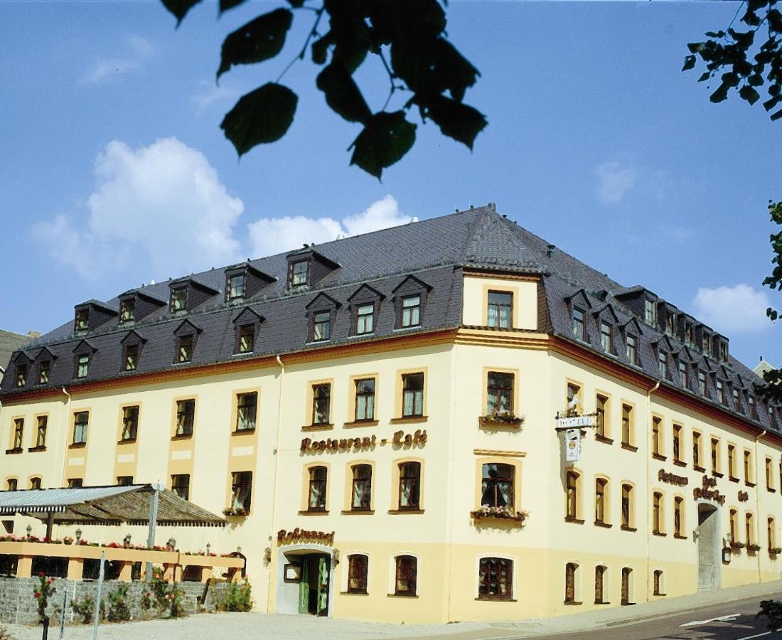 Hotel Weisses Ross Marienberg Exterior foto